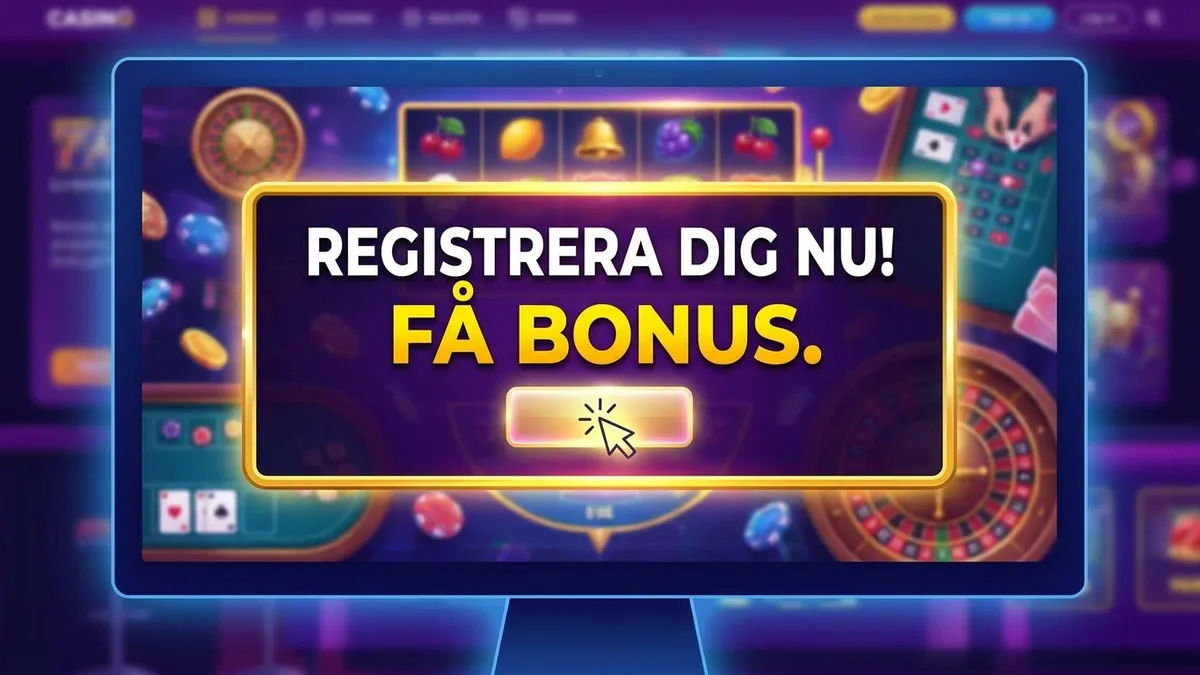 Registrera dig med bonus